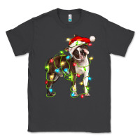 Smoke christmas chocolate boston terrier Classic Tee - LillyAllenDesigns