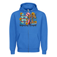 True Royal respiratory therapist western Zipper Hoodie - OliviaCreatesArt