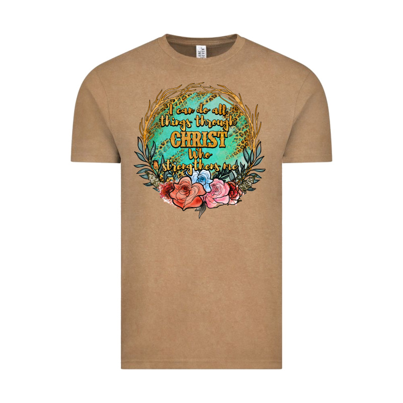 I Can Do All Things Through Christ Who Strenghtens Me Vintage Tee by JahusDesignShop | Teevron