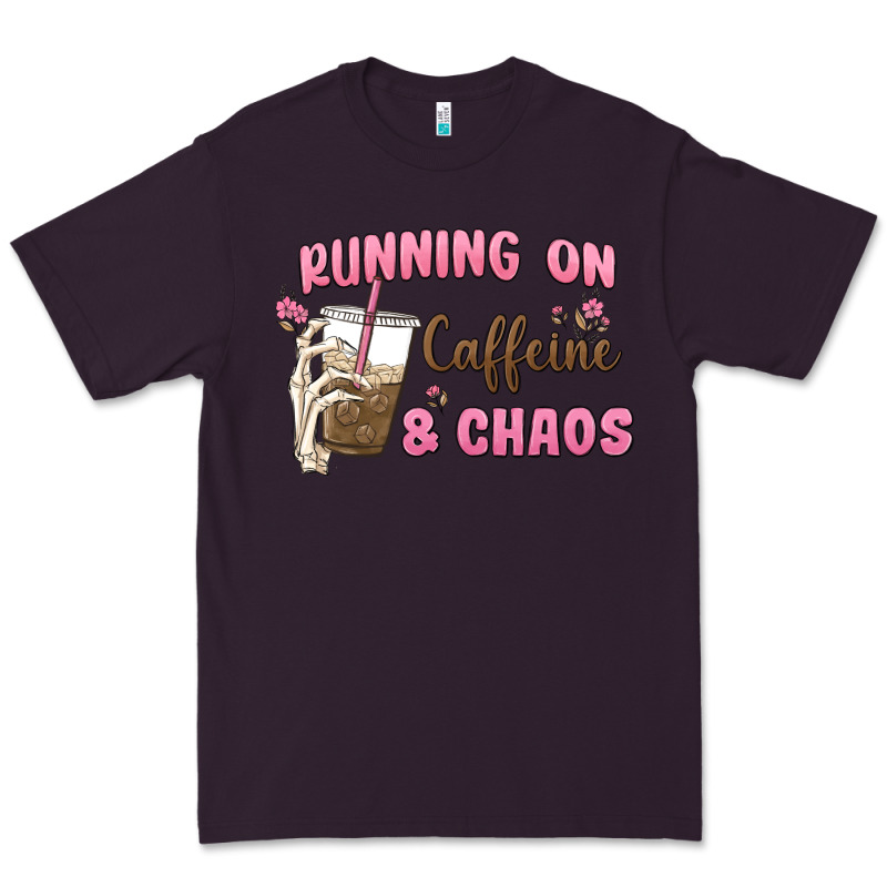 Running On Caffeine & Chaos Premium Tee by MaliasSmallBusiness | Teevron