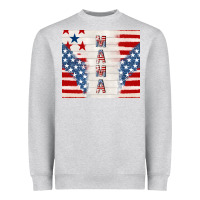Heather Grey mama usa Heavyweight Sweatshirt - TumblerDesignByShophia