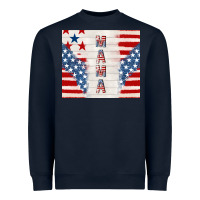 Navy mama usa Heavyweight Sweatshirt - TumblerDesignByShophia