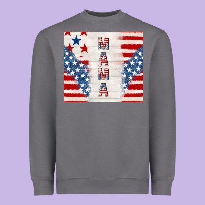 Mama Usa Heavyweight Sweatshirt Designed By Tumblerdesignbyshophia