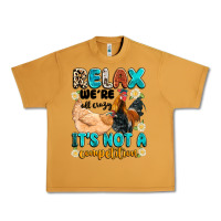 Peanut Butter relax we're all crazy it's not a competition Urban Heavy Tee - Artiststas