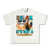 Pistachio relax we're all crazy it's not a competition Urban Heavy Tee - Artiststas