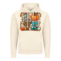 Vintage Artic Fall Autumn Leopard Love Pumpkin Vintage Hoodie - LillyAllenDesigns