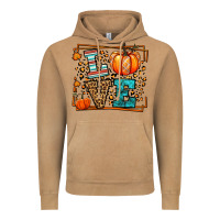 Vintage Camel Fall Autumn Leopard Love Pumpkin Vintage Hoodie - LillyAllenDesigns