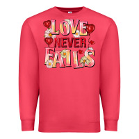 Cardinal Love never fails Premium Sweatshirt - FaDigitalArtStudio