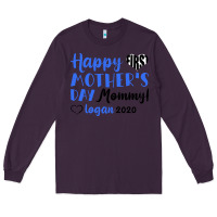 Plum happy first mother's day mommy! logan 2020 Long Sleeve Tee - Bettercallsaul
