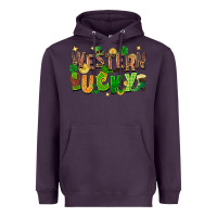 Plum Western Lucky Heavyweight Hoodie - FaDigitalArtStudio