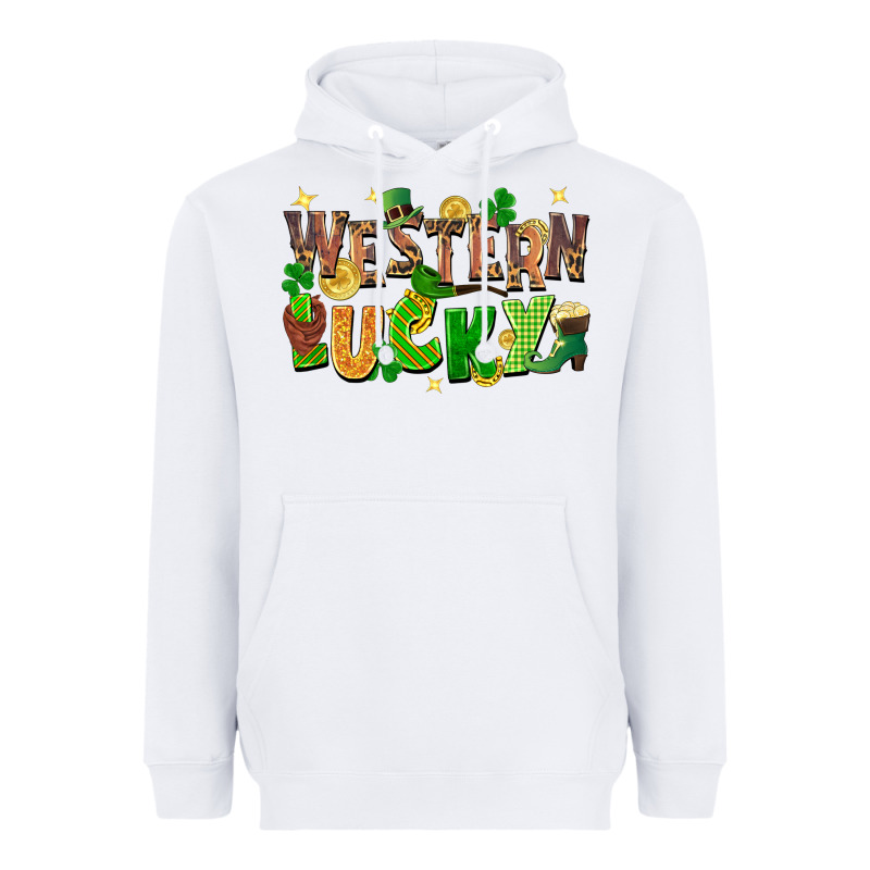 Western Lucky Heavyweight Hoodie by FaDigitalArtStudio | Teevron