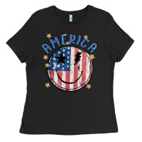 Black America Ladies Tee - MaliasSmallBusiness