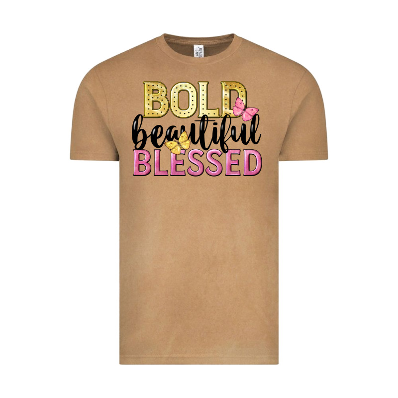 Bold Beautiful Blessed Vintage Tee by LillyAllenDesigns | Teevron