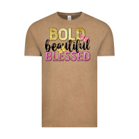 Vintage Coffee bold beautiful blessed Vintage Tee - LillyAllenDesigns