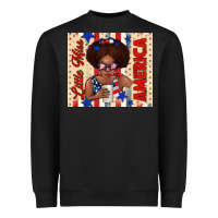 Little Miss America Heavyweight Sweatshirt | Teevron