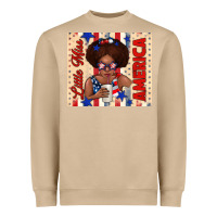 Mushroom little miss america Heavyweight Sweatshirt - TumblerDesignByShophia