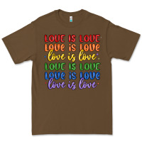 Cacao love is love lgbtq Premium Tee - MaliasSmallBusiness