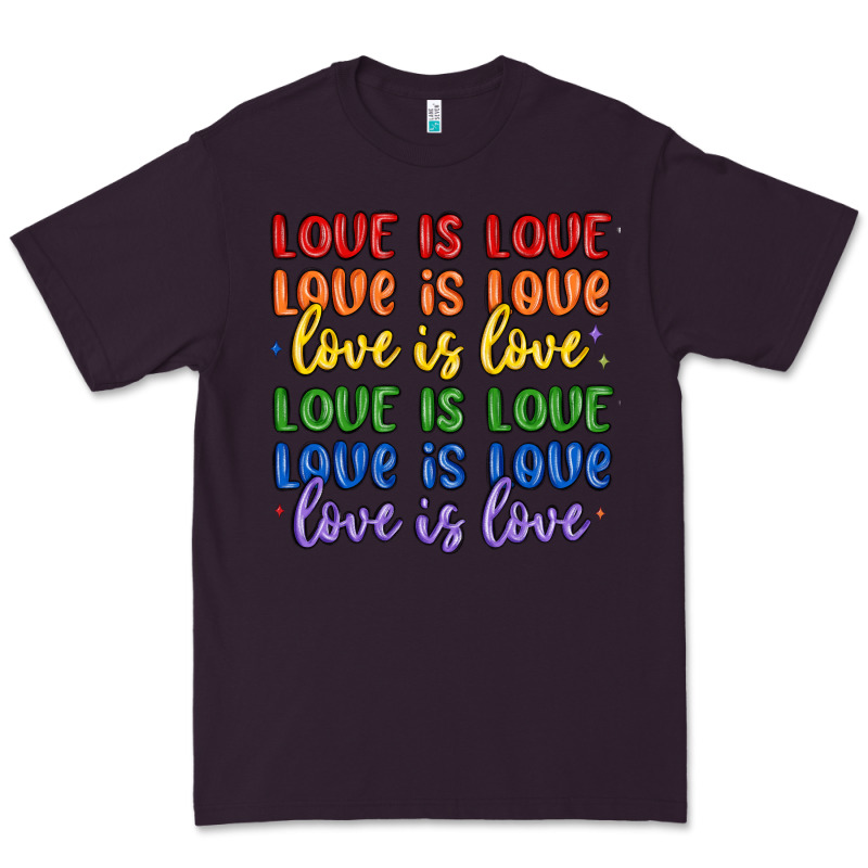 Love Is Love Lgbtq Premium Tee by MaliasSmallBusiness | Teevron