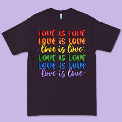 Love Is Love Lgbtq Premium Tee Designed By Maliassmallbusiness