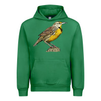Emerald Western Meadowlark Urban Hoodie - LillyAllenDesigns