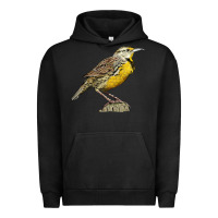 Pigment Black Western Meadowlark Urban Hoodie - LillyAllenDesigns