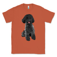 Copper black poodles dog Classic Tee - LillyAllenDesigns