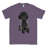 Lavender black poodles dog Classic Tee - LillyAllenDesigns