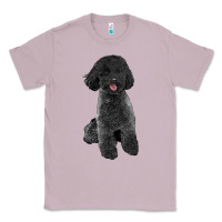Lilac black poodles dog Classic Tee - LillyAllenDesigns