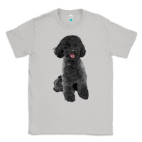 Moon Dust black poodles dog Classic Tee - LillyAllenDesigns
