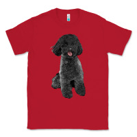 Red black poodles dog Classic Tee - LillyAllenDesigns