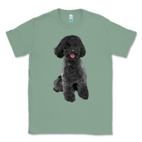 Sage black poodles dog Classic Tee - LillyAllenDesigns