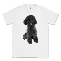 White black poodles dog Classic Tee - LillyAllenDesigns