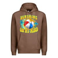 Chestnut Sunshine on my mind Premium Hoodie - FaDigitalArtStudio