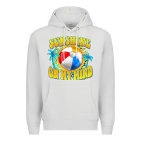 Dove Grey Sunshine on my mind Premium Hoodie - FaDigitalArtStudio