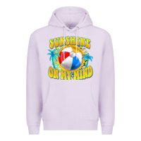 Lilac Sunshine on my mind Premium Hoodie - FaDigitalArtStudio