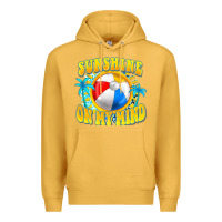 Mustard Sunshine on my mind Premium Hoodie - FaDigitalArtStudio