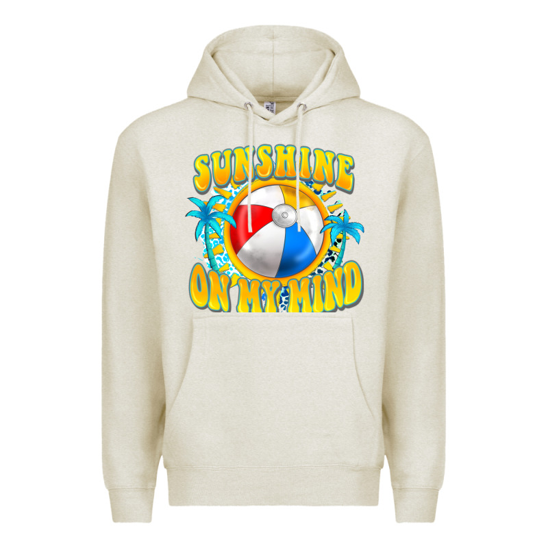 Sunshine On My Mind Premium Hoodie by FaDigitalArtStudio | Teevron