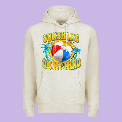 Sunshine On My Mind Premium Hoodie Designed By Fadigitalartstudio