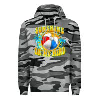 Slate Camo Sunshine on my mind Premium Hoodie - FaDigitalArtStudio