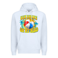 White Sunshine on my mind Premium Hoodie - FaDigitalArtStudio