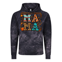 Cloud Black Fall Autumn Leopard Mama Vintage Hoodie - LillyAllenDesigns