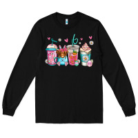 Black easter longhaired cow coffee cups Long Sleeve Tee - Jasminsmagicworld