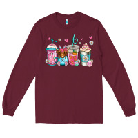 Burgundy easter longhaired cow coffee cups Long Sleeve Tee - Jasminsmagicworld