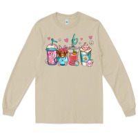 Mushroom easter longhaired cow coffee cups Long Sleeve Tee - Jasminsmagicworld
