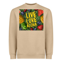 Mushroom live love aloha Heavyweight Sweatshirt - TumblerDesignByShophia
