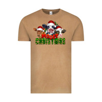 Mooey Christmas Cows Vintage Tee | Teevron