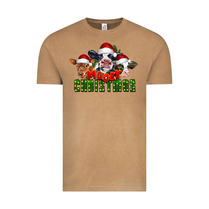 Mooey Christmas Cows Vintage Tee by LillyAllenDesigns | Teevron