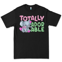 Black totally adorable Premium Tee - MaliasSmallBusiness