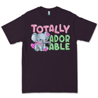 Plum totally adorable Premium Tee - MaliasSmallBusiness