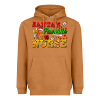 Meerkat Santa's Favorite Nurse Heavyweight Hoodie - FaDigitalArtStudio
